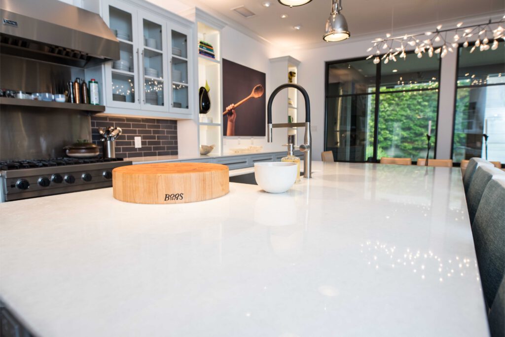 Opal White Kitchen Countertop