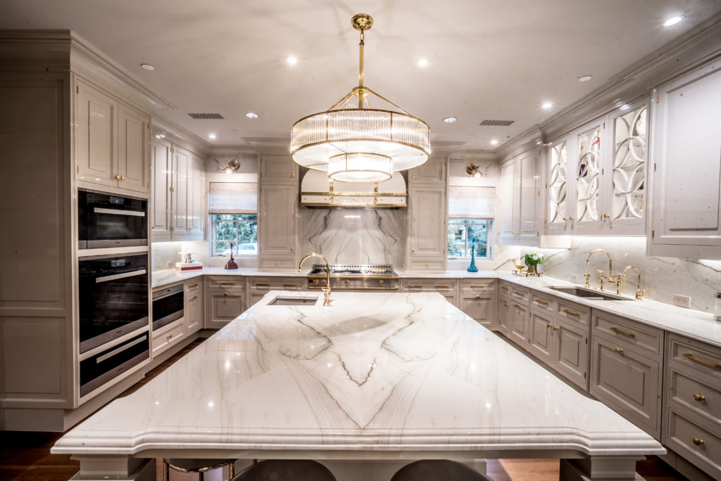 North Haven Marble Kitchen Island and Countertop